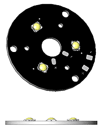 светодиодный модуль фирмы prolight серии crab triple
