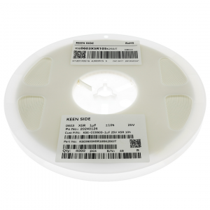 Изображение Конденсатор KSE-CC0603-1uF 25V X5R 10%