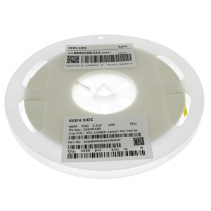 Изображение Конденсатор KSE-CC0805-2200pF 50V C0G 5%