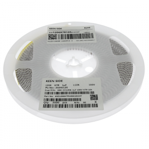 Изображение Конденсатор KSE-CC1206-1uF 100V X7R 10%