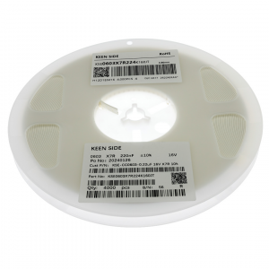 Изображение Конденсатор KSE-CC0603-0.22uF 16V X7R 10%