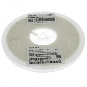 Изображение Конденсатор KSE-CC0603-27pF 50V C0G 5%