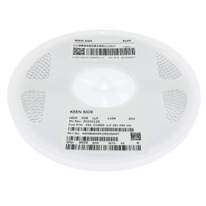 Изображение Конденсатор KSE-CC0805-1uF 25V X5R 10%