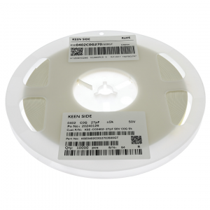 Изображение Конденсатор KSE-CC0402-27pF 50V C0G 5%
