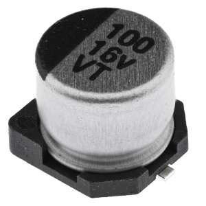 Изображение Конденсатор электролитический KSE-SMD-100UF-16V-0605-105
