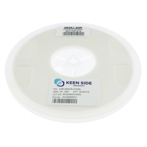 Изображение Резистор постоянный SMD KSE-0805JR-0720RL RC5% 20 Ом