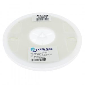 Изображение Резистор постоянный SMD KSE-0805JR-07300KL RC5% 300 кОм