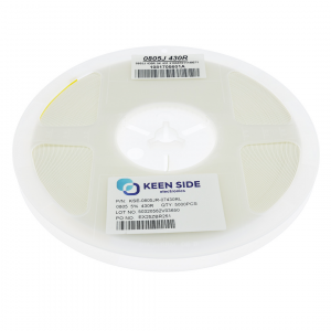 Изображение Резистор постоянный SMD KSE-0805JR-07430RL RC5% 430 Ом