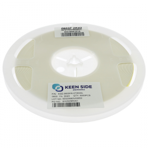 Изображение Резистор постоянный SMD KSE-0603FR-072K43L RC1% 2.43 кОм
