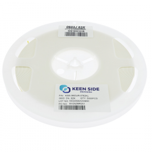 Изображение Резистор постоянный SMD KSE-0603JR-0762KL RC5% 62 кОм