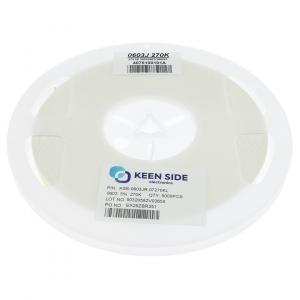 Изображение Резистор постоянный SMD KSE-0603JR-07270KL RC5% 270 кОм