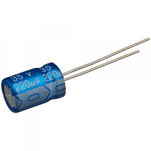 Изображение Конденсатор электролитический 220uF 35V 08x11 105C / JRB1V221M03500800120000B
