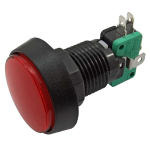 Изображение Кнопка GMSI-4B-C no(nc)+nc(no) red