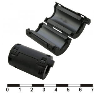 Изображение Фильтр ферритовый на провод ZCAT2132-1130-BK (black)