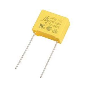 Изображение Конденсатор плёночный JFW 0,047uF 310V 10% X2 18x11x5m P:15mm / JFW0A9473K150000B