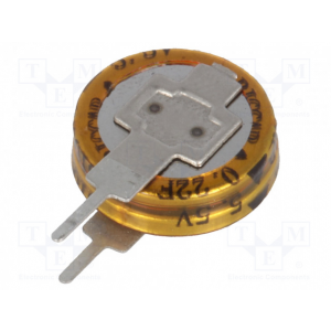 Изображение Суперконденсатор 0,22F 5.5V 20% / BCE005R5V224FS / BCEV-5.V-0.22F