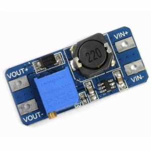 Изображение DC-DC преобразователь MOD-MT3608 / с защитой, 2A, Uin=2-24V, Uout=28V