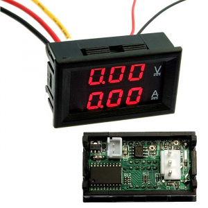 Изображение Прибор цифровой 0-100V 0-10A Red