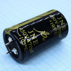 Изображение Конденсатор электролитический 470uF 450V 35x45 JNE 85C / JNC2W471M10003500450