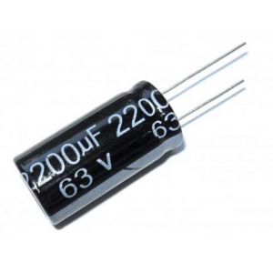 Изображение Конденсатор электролитический 2200uF 63V 18x35 KL 105C