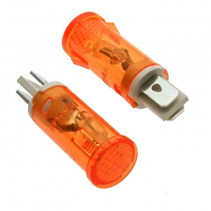 Изображение Лампа неоновая в корпусе MDX-14 orange 220V