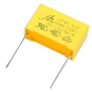 Изображение Конденсатор пленочный JFW 0,68uF 310V 10% 26,5x17x8,5mm P:22,5mm / JFW0A9684K225000B01