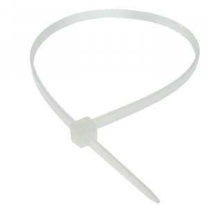 Изображение Стяжка кабельная 250x4 white (100шт)