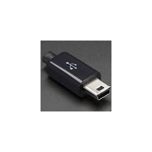Изображение Разъём MUSB-M/B / штекер mini USB, черный