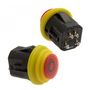 Изображение Кнопка SB572 IP65 on-(off) ф16mm 3A/250V