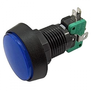 Изображение Кнопка для игровых автоматов GMSI-4B-C no(nc)+nc(no) blue