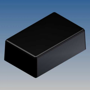 Изображение Корпус 10013-B.9 / 109x69.5x40 черный, со стойками для плат и отсеком для 2 батарей 