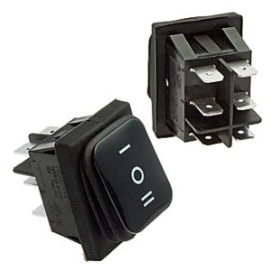 Изображение Клавишный переключатель SB090 IP65 on-off-(on) 22x30mm