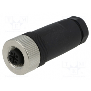 Изображение Разъем цилиндрический PB-M12A-05P-FF-SL7001-00A(H)