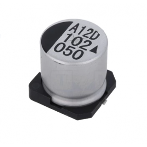 Изображение Конденсатор электролитический SMD 330uF 35V 10x10 85C SMD / CA035M0330REG-1010