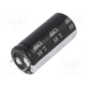 Изображение Суперконденсатор 120F 2.8V 22,4x45,5 / BUP002R8S127FA