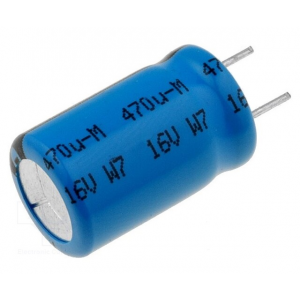 Изображение Конденсатор электролитический 470uF 16V 20% / MAL213665471E3