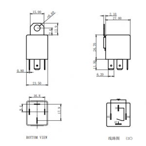 Изображение Реле YL309-A-24VDC-T