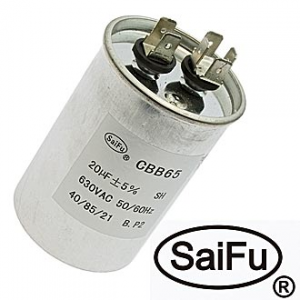 Изображение Пусковой конденсатор CBB65 20uF 630V (SAIFU)