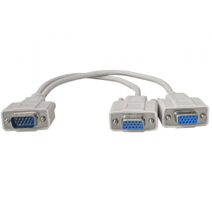 Изображение D-SUB переходник VGA (m)-2 VGA (f)