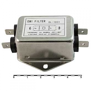 Изображение Фильтр сетевой DL-1D31 1A. 250V