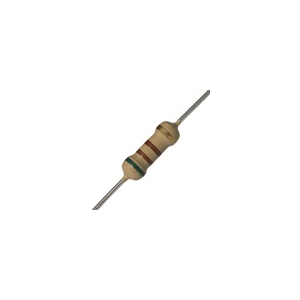 Изображение Резистор постоянный выводной 1K 1W 5% 3,2x9мм / CF1WS-1K