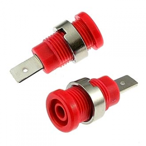 Изображение Разъём Z017 4mm RED