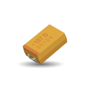 Изображение Конденсатор танталовый SMD C 10uF 25V 10% / TAJC106K025RNJ