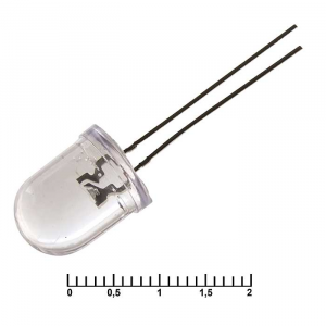 Изображение Светодиод 10RWWC 30Kd 6500K 3,4v 20d