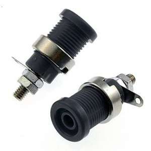 Изображение Разъём Z012 4mm panel jack BLACK