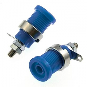 Изображение Разъём Z012 4mm panel jack BLUE