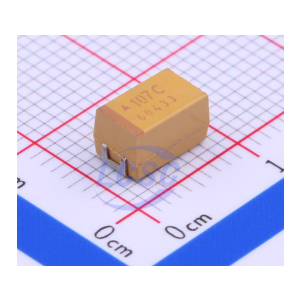 Изображение Конденсатор танталовый SMD E 100uF 16V 10% / TPSE107K016R0100