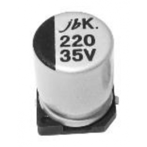 Изображение Конденсатор электролитический SMD JCK 470uF 25V 20% 10x10,5mm 105C SMD / JCK1E471M100105