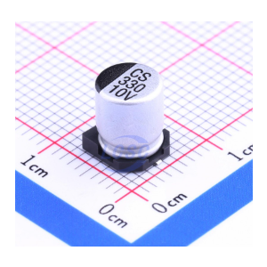 Изображение Конденсатор электролитический SMD 330uF 10V 20% 6.3x7.7mm / CS1A331M-CRE77