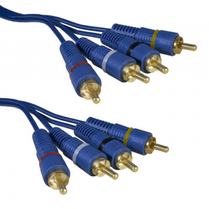 Изображение Шнур 4 RCA - 4 RCA BL 3m